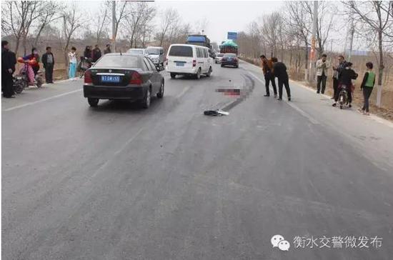 衡水男童騎自行車上路遭碾壓身亡 現(xiàn)場(chǎng)慘不忍睹
