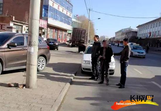 犯罪嫌疑人指認現(xiàn)場。尚義縣公安局供圖